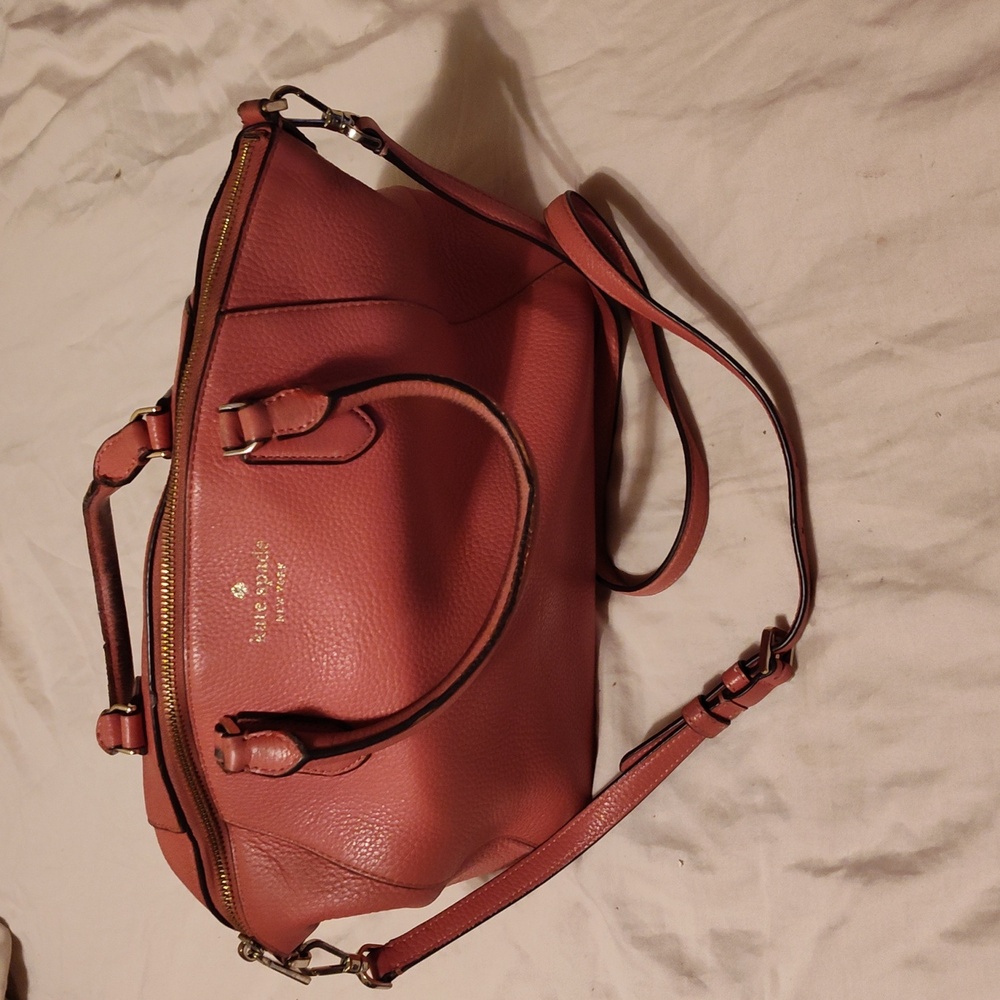 Kate Spade New York Crossbody Purse color: Salmon pink